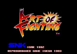Pantallazo de Art of Fighting para Sega Megadrive