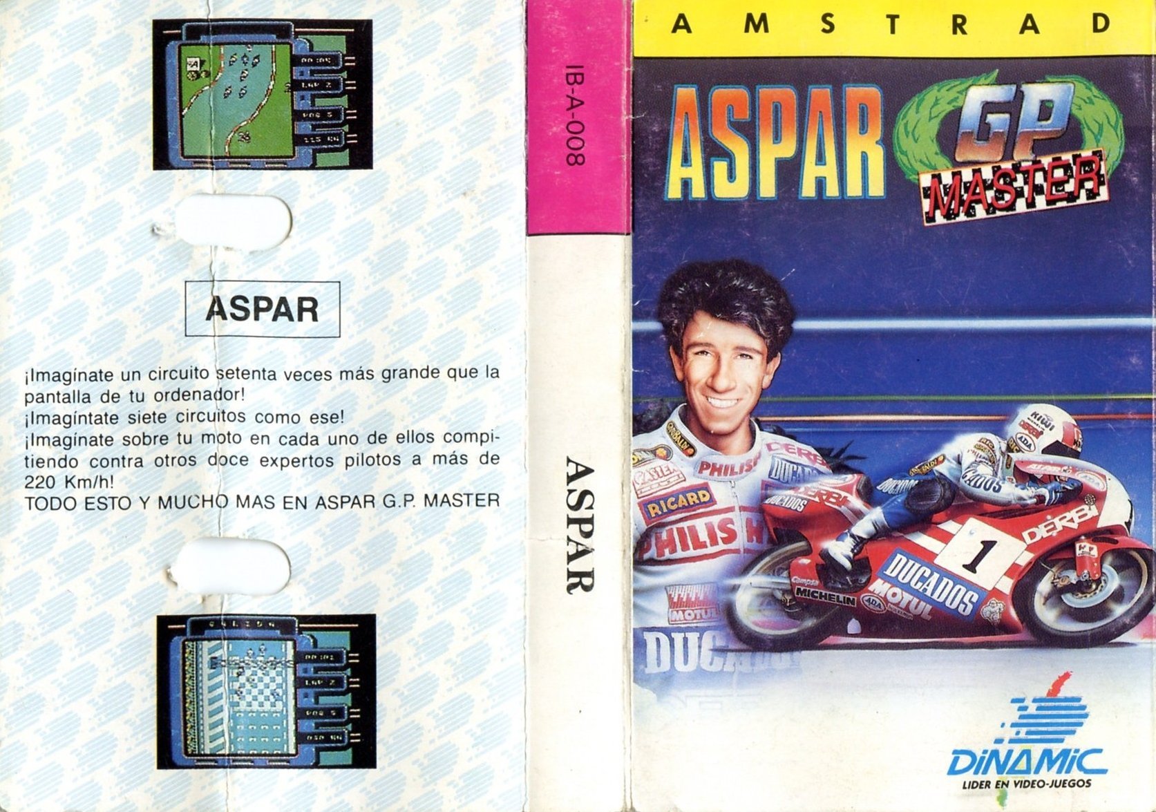 Caratula de Aspar Gp Master para Amstrad CPC