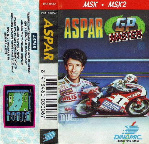 Caratula de Aspar Grand Prix Master para MSX