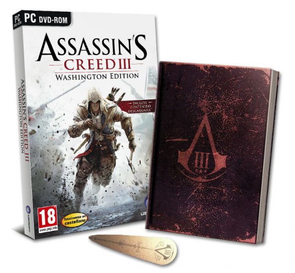 Caratula de Assassins Creed 3: Washington Edition para PC