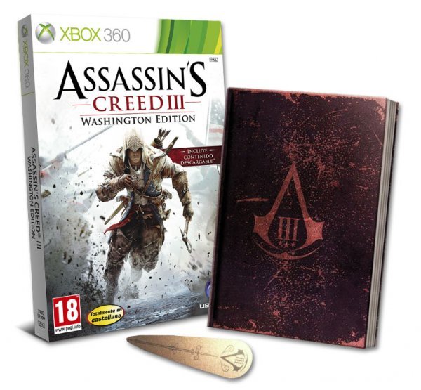 Caratula de Assassins Creed 3: Washington Edition para Xbox 360