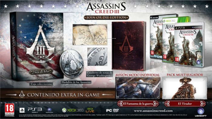 Pantallazo de Assassins Creed 3 Join Or Die Edición Coleccionista para PlayStation 3
