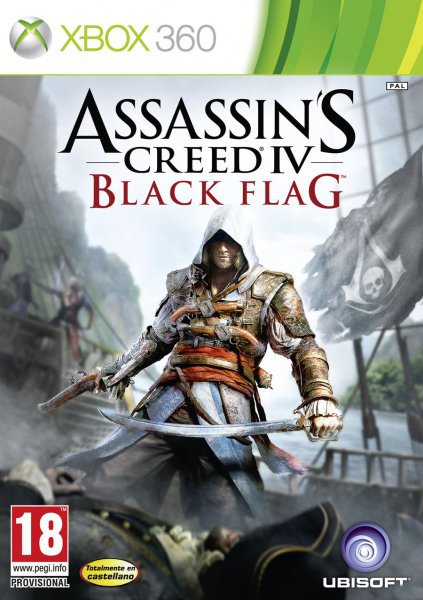 Caratula de Assassins Creed IV: Black Flag para Xbox 360