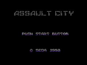 Pantallazo de Assault City para Sega Master System