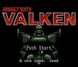 Pantallazo de Assault Suits Valken (Japonés) para Super Nintendo