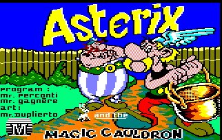 Pantallazo de Astérix y el Caldero Mágico para Amstrad CPC