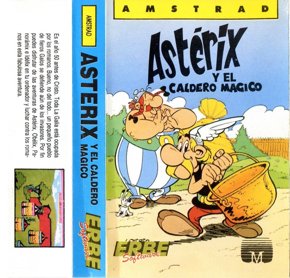 Caratula de Astérix y el Caldero Mágico para Amstrad CPC