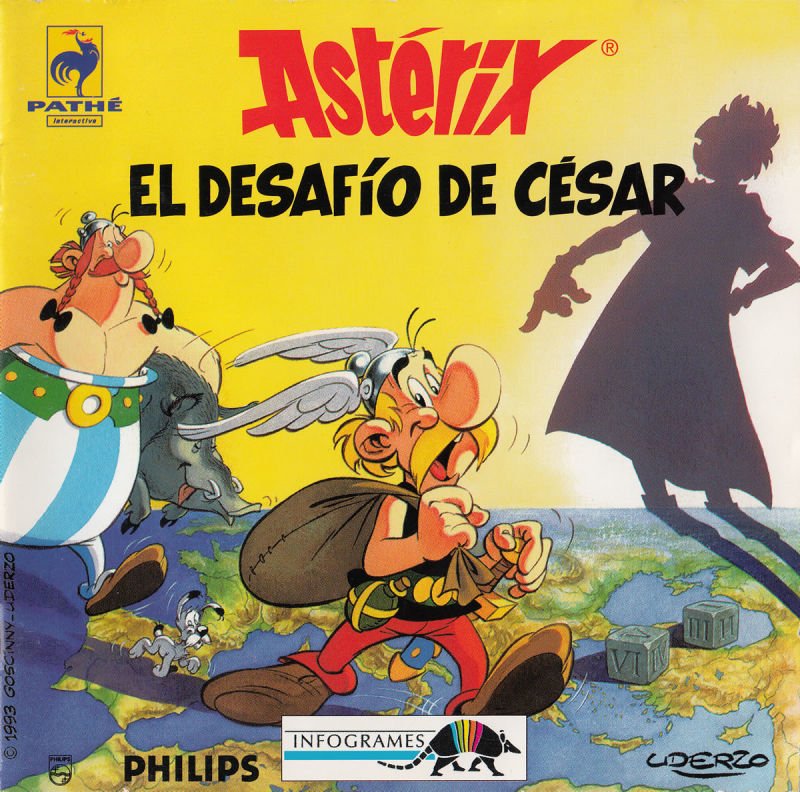 Caratula de Asterix El Desafío de César para PC