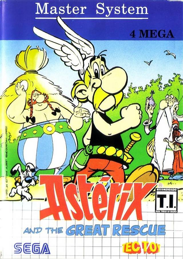 Caratula de Asterix and the Great Rescue para Sega Master System
