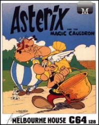 Caratula de Asterix and the Magic Cauldron para Commodore 64