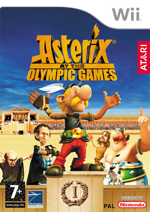 Caratula de Asterix at the Olympic Games para Wii