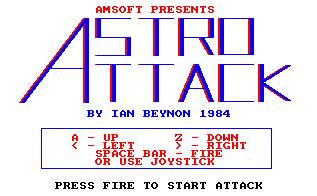 Pantallazo de Astro Attack para Amstrad CPC