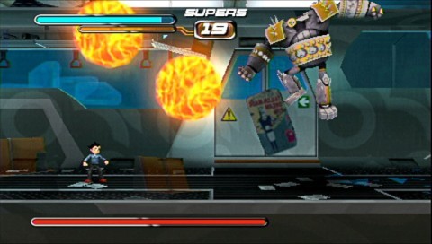 Pantallazo de Astro Boy: The Video Game para PSP