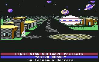 Pantallazo de Astro Chase para Commodore 64