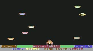 Pantallazo de Astro Panic para Commodore 64