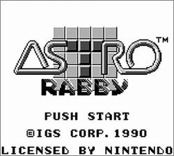 Pantallazo de Astro Rabby para Game Boy