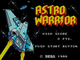 Pantallazo de Astro Warrior para Sega Master System