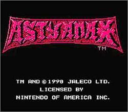 Pantallazo de Astyanax para Nintendo (NES)