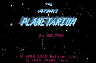 Pantallazo de Atari Planetarium, The para Atari ST
