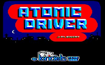 Pantallazo de Atomic Driver para Amstrad CPC