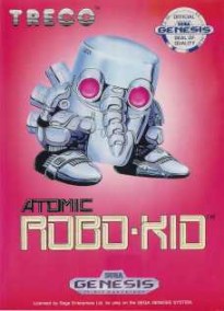 Caratula de Atomic Robo-Kid para Sega Megadrive