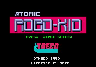 Pantallazo de Atomic Robo-Kid para Sega Megadrive