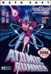 Caratula de Atomic Runner para Sega Megadrive