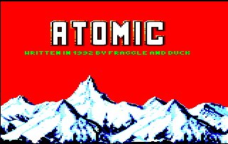 Pantallazo de Atomic para Amstrad CPC