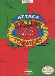 Caratula de Attack of the Killer Tomatoes para Nintendo (NES)