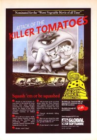 Caratula de Attack of the Killer Tomatoes para Spectrum