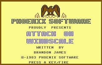 Pantallazo de Attack on Windscale para Commodore 64