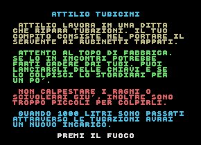 Pantallazo de Attilio Tubicini para MSX