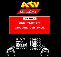 Pantallazo de Atv Simulator para Amstrad CPC