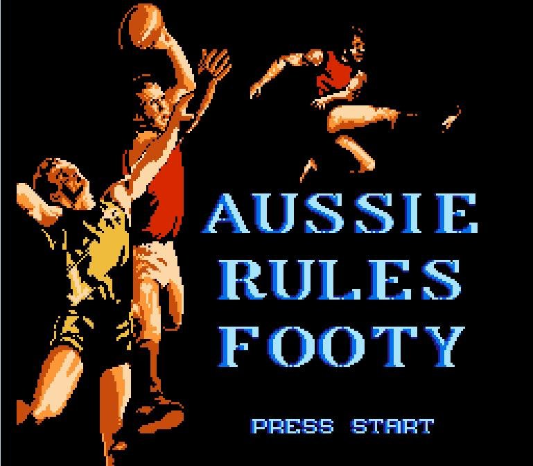 Pantallazo de Aussie Rules Footy European para Nintendo (NES)