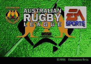 Pantallazo de Australian Rugby League (Europa) para Sega Megadrive