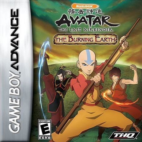 Caratula de Avatar: The Last Airbender -- The Burning Earth para Game Boy Advance