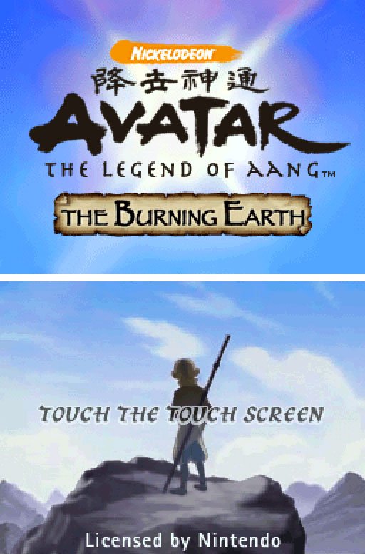 Pantallazo de Avatar : The Last Airbender - The Burning Earth para Nintendo DS