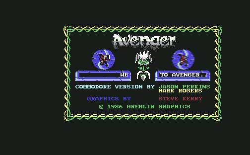 Pantallazo de Avenger para Commodore 64