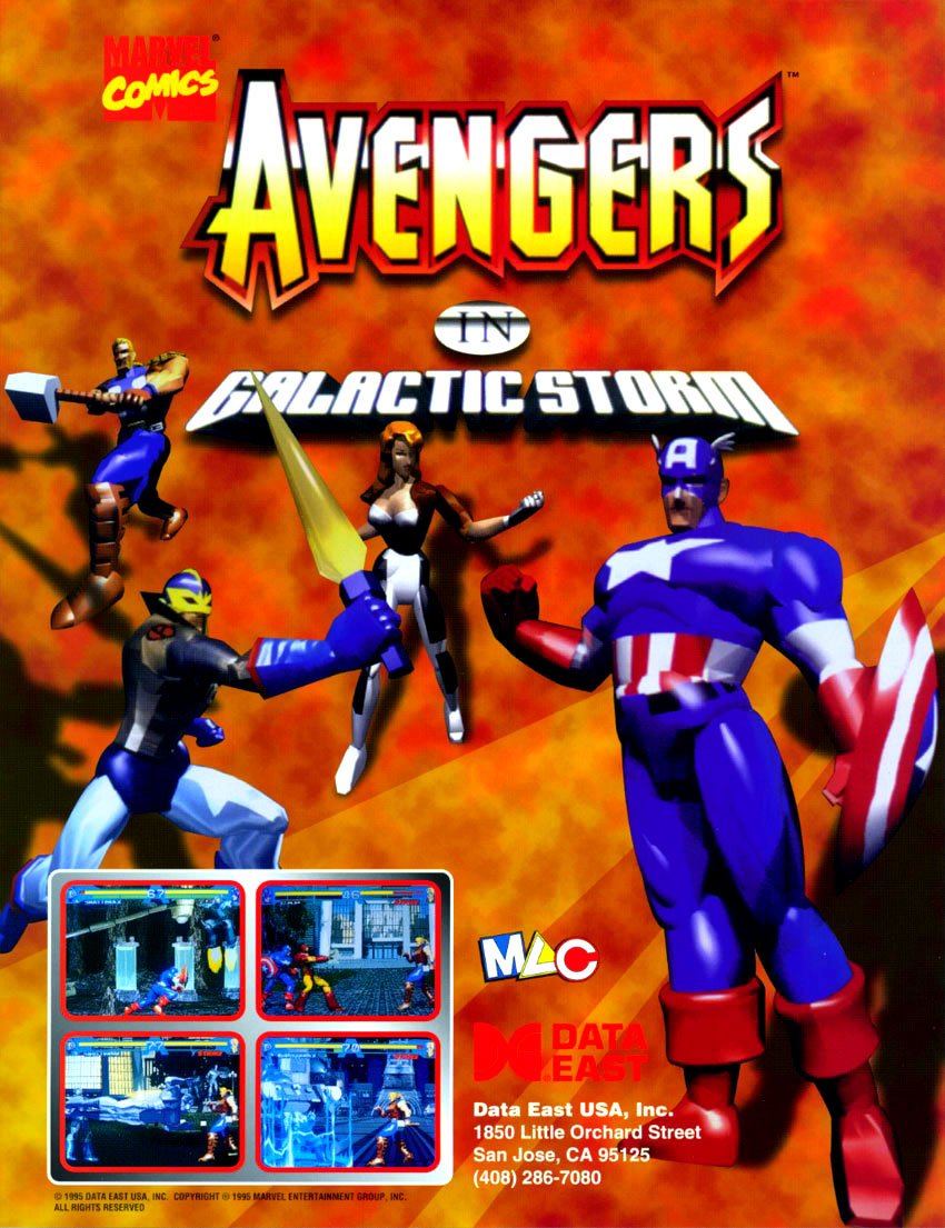 Caratula de Avengers in Galactic Storm para M.A.M.E.