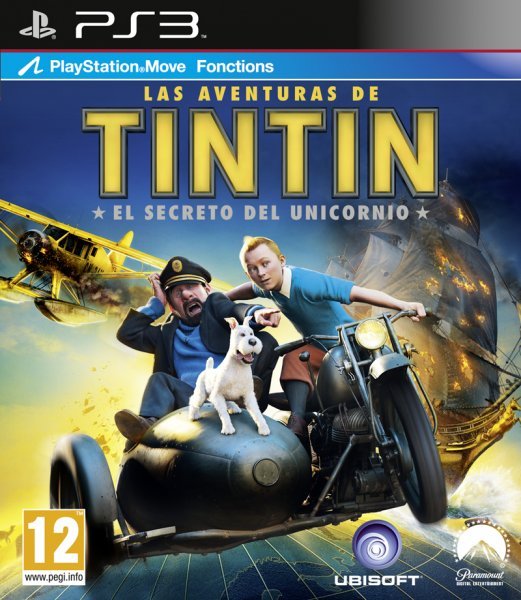 Caratula de Aventuras De Tintin, Las: El Secreto Del Unicornio para PlayStation 3
