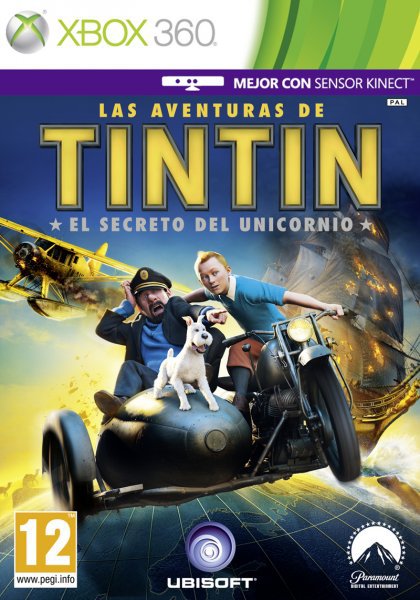 Caratula de Aventuras De Tintin, Las: El Secreto Del Unicornio para Xbox 360