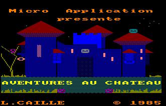 Pantallazo de Aventures Au Chateau para Amstrad CPC