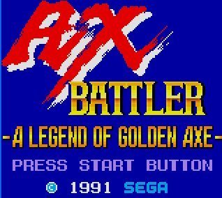 Pantallazo de Ax Battler: A Legend of Golden Axe (Japonés) para Gamegear
