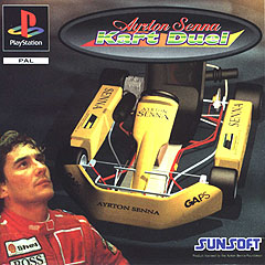 Caratula de Ayrton Senna Kart Duel para PlayStation
