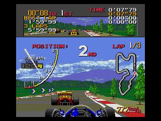 Pantallazo de Ayrton Senna's Super Monaco GP II para Sega Megadrive
