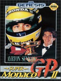 Caratula de Ayrton Senna's Super Monaco GP II para Sega Megadrive