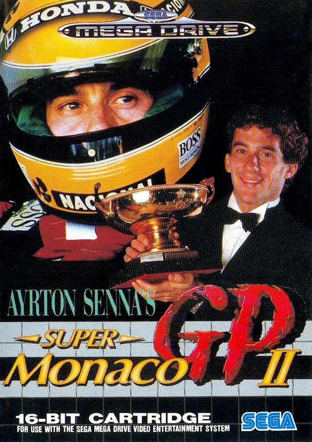 Caratula de Ayrton Sennas Super Monaco GP II para Sega Megadrive