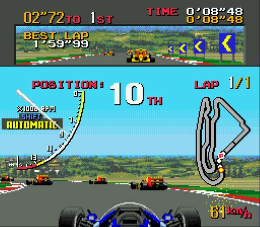 Pantallazo de Ayrton Sennas Super Monaco GP II para Sega Megadrive