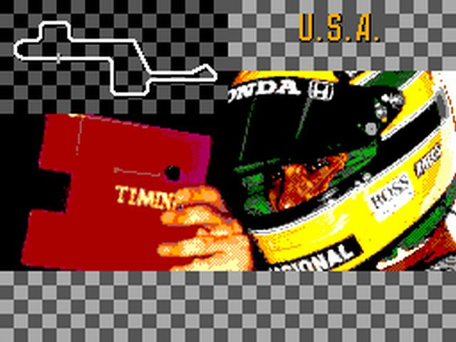 Pantallazo de Ayrton Sennas Super Monaco GP II para Sega Master System