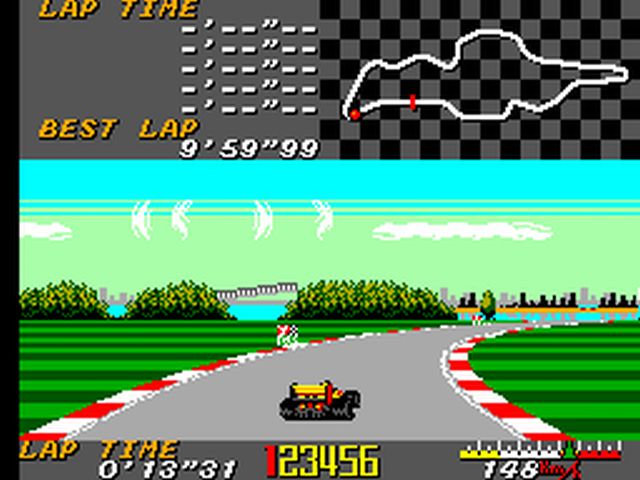 Pantallazo de Ayrton Sennas Super Monaco GP II para Sega Master System